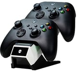 Numskull NUM-461 Station de recharge officielle pour manette sans fil Xbox Series X Twin, comprend 2 batteries rechargeables, compatible avec la Xbox Series S