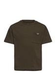 Helier Jersey Ss Sport T-shirts Short-sleeved Khaki Green Converse
