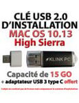 Clé USB d'installation Mac OS 10.13 High Sierra (Klink PC)