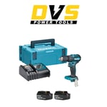 Makita DHP483RTJ 18V Brushless Combi Drill 2x5Ah Batteries, Charger and Case