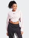 adidas Sportswear Sweatshirt (long Sleeve) - Pink, Pink, Size M, Women