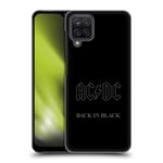 Head Case Designs Officially Licensed AC/DC ACDC Back In Black Album Cover Hard Back Case Compatible With Samsung Galaxy A12 (2020)
