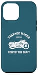 Coque pour iPhone 12 Pro Max Since 1960 Vintage Racer – Moto motard 1960