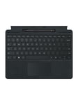 Surface Pro Signature Keyboard - keyboard - with touchpad accelerometer Surface Slim Pen 2 storage and charging tray - black - with Slim Pen 2 - Tastatur - Sort