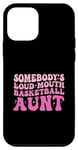 iPhone 12 mini Somebody's Loudmouth Basketball Aunt Groovy Case