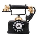 Vintage Retro Antique Phone Wired Corded Landline Telephone Home Desk Decor Ornament, Vintage Decorative Telephones Landline Phone Toys Home Decor