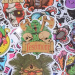 50pcs Mixed Horror Stickers For Luggage Laptop Skateboard Bicycl 0