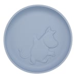 Rätt Start  Silikontallrik Mumin med sugkopp, Sky Blue