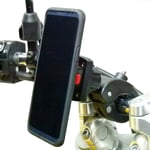 Robust Claw Motorbike Mount & TiGRA Fitclic Case for Samsung Galaxy S10
