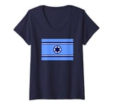 Womens Israel Air Force Israeli Defense Forces Flag V-Neck T-Shirt