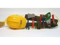 Tools On Belt With Helmet In Net 123953