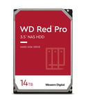 WD Red Pro 14TB NAS 3.5" Internal Hard Drive - 7200 RPM Class, SATA 6 Gb/s, CMR,