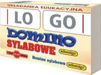 ADAMIGO Domino-spel med stavelser och logotyper
