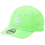 New Era neon 9FORTY cap LA Dodgers – green/white - infant
