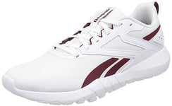 Reebok Men's Flexagon Energy TR 4 Sneaker, FTWR White/Core Black/Classic Maroon F23, 10 UK