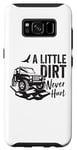 Coque pour Galaxy S8 Vintage A Little Dirt Never Hurt, voiture tout-terrain, camion, 4x4, boue