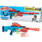 Nerf Fortnite Storm Scout Blaster with Elite Darts & Clip Nerf Scope Bolt Action