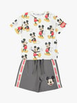 Brand Threads Kids' Disney Mickey Mouse T-Shirt and Shorts Set, Multi