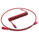 CableMod Pro Coiled Keyboard Cable USB A to USB Type C, Republic Red - 150cm