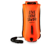 Buddyswim Live Love Swim Buoy 28l Orange 28 Liters