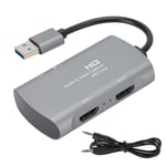Carte de Capture Audio vidéo Portable HDMI vers USB2.0 boucle de sortie 1080P 4K 30Hz HDMI vidéo Grabber