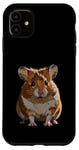 Coque pour iPhone 11 Hamster doré animal de compagnie graphisme hamster rongeur