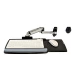 Ergotron LX Wall Mount Keyboard Arm. Product colour: Silver
