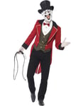 Ondskefull Cirkusdirektör - Kostym till Man med Mask och Hatt