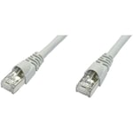 Telegärtner - Câble de raccordement réseau informatique RJ45 L00005A0051 cat 6a s/ftp blanc 10.00 m