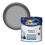 Dulux 500006 Matt Emulsion Paint For Walls And Ceilings - Warm Pewter 2. 5 Litres