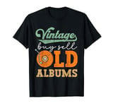 DJ Turntable LP Vinyl Music Outfit Vinyl Records T-Shirt