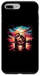 Coque pour iPhone 7 Plus/8 Plus Whisky Sunset - Vintage Bourbon Scotch Whisky On Ice Lover