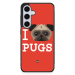 Samsung Galaxy S24 5G Skal - I Love Pugs