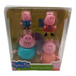 Peppa Pig Family Figure Pack 4 Figure Pack Brand New Free Postage