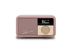 Roberts PETITE2 FM/DAB/DAB+ Portable Radio, Bluetooth, Alarm, Dusty Pink