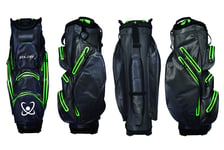 STA-DRY 100% Waterproof Golf Cart Bag New updated model 2021 - Graphite Grey and Lime
