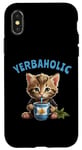 Coque pour iPhone X/XS Yerba Mate Cat Herbaholic