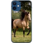 Apple iPhone 12 mini Transparent Mobilskal Häst