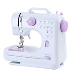Sewing Machine with Extension Table Electric 12 Decorative Stitches Free-Arm Crafting Mending Machine Sewing All Types of Fabrics