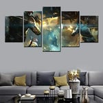 BJWQTY Frameless-Rainbow Six: Siege Video Game Home Painting Canvas Wall Art Prints Hd Scene Wall Painting Modern Decoration Gifts5 pieces_40X60_40X80_40X100Cm