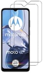 Safety Glass for Motorola Moto E22 e22i Screen Protector Glass+9H Tempered 2