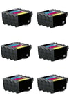6 Sets Non OEM T02W6 Inks To Fit Epson WF-2865DWF,2860DWF,XP-5105,XP-5100