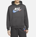 Nike Mens Hoodie Pullover Sportswear - Grey - Medium M - RRP £64.95