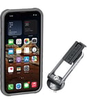Topeak iPhone 13 Mini Étui pour Smartphone Ridecase Support Inclus Unisexe Enfant, Noir/Gris