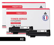 NOPAN-INK - x2 Toners - 106R03476 106R3476 (Noir) - Compatible pour Xerox Phaser 6510 DN - 6510 DNI - 6510 DNIS - 6510 DNM - 6510 DNMIS - 6510 DNS - 6510 N - 6510 NS - 6510 Series - Xerox WC 6515 DN