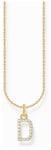 Thomas Sabo KE2243-414-14-L45V Letter 'D' Initial White Jewellery