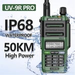 Walkie Talkie UV-9R PRO Waterproof V/UHF Ham Radio High Power Two Way Radios