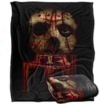 LOGOVISION Plaid Super Doux au Toucher Soyeux Friday The 13th 152 x 127 cm