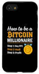 iPhone SE (2020) / 7 / 8 How To Be A Bitcoin Millionaire Buy BTC HODL Profit Case