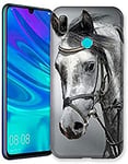 Coque pour Huawei Honor 10 Lite/P Smart (2019) Animaux - Cheval B